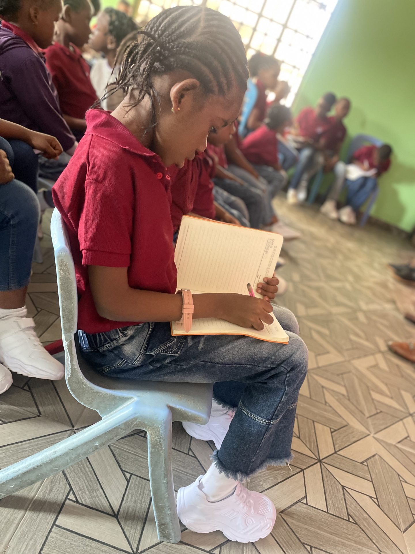 Pupils gathered together at Royal Excellentia International School